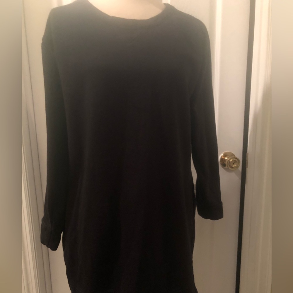 Athleta Medium Black Sweatshirt / Dress M